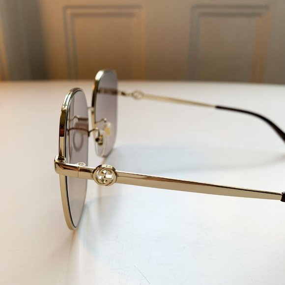 Gucci Cut Out 61MM Square Sunglasses - Like New (worn twice) main image 5